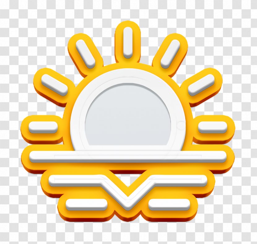 Evening Icon Sun Sunset - Symbol Emblem Transparent PNG