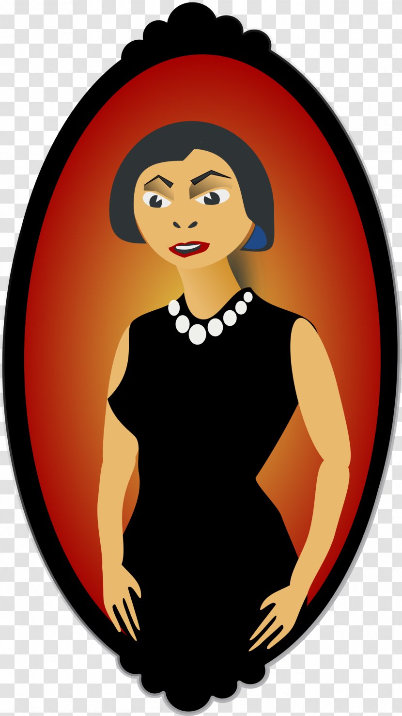 Clip Art Women Portrait - Lady Transparent PNG