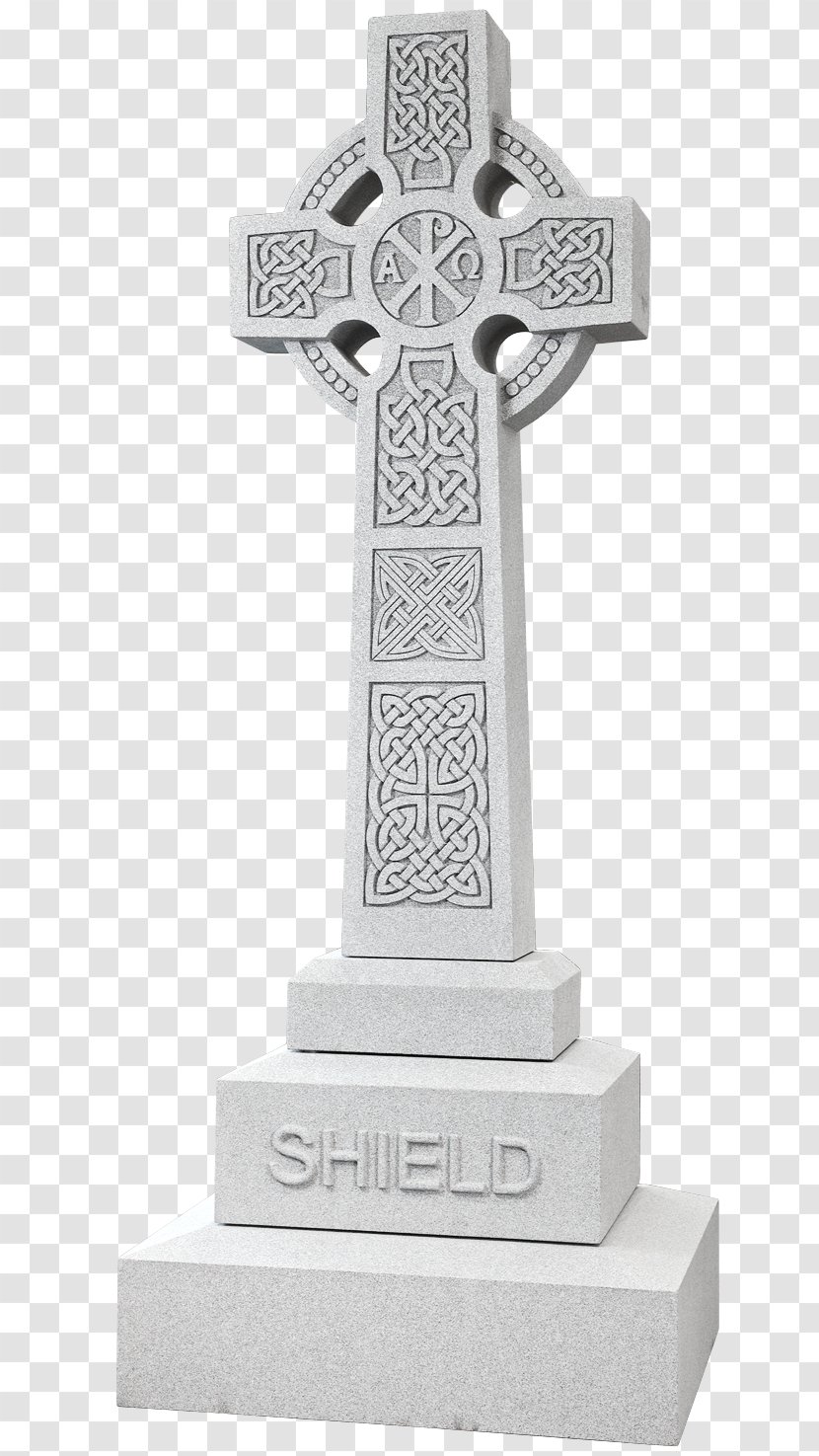 High Cross Headstone Iona Memorial - Christian - Cemetery Transparent PNG