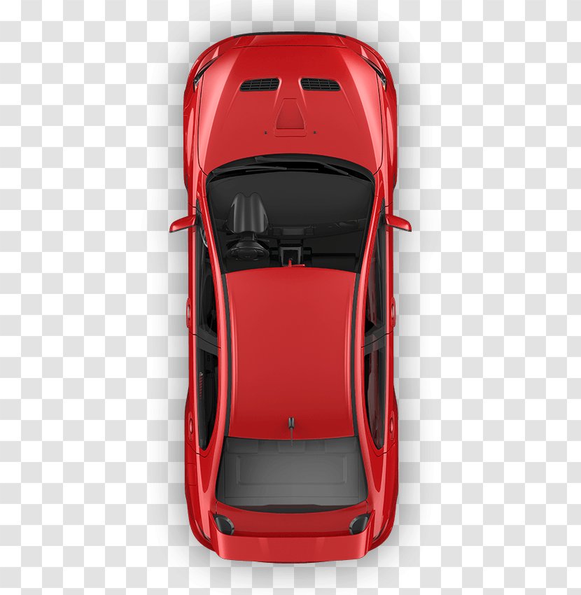 Car Door Seat Top View Motor Vehicle - Red Transparent PNG