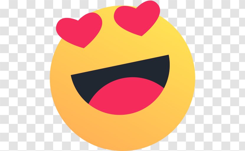Emoji Love Heart Emoticon Social Media - Reaction Transparent PNG