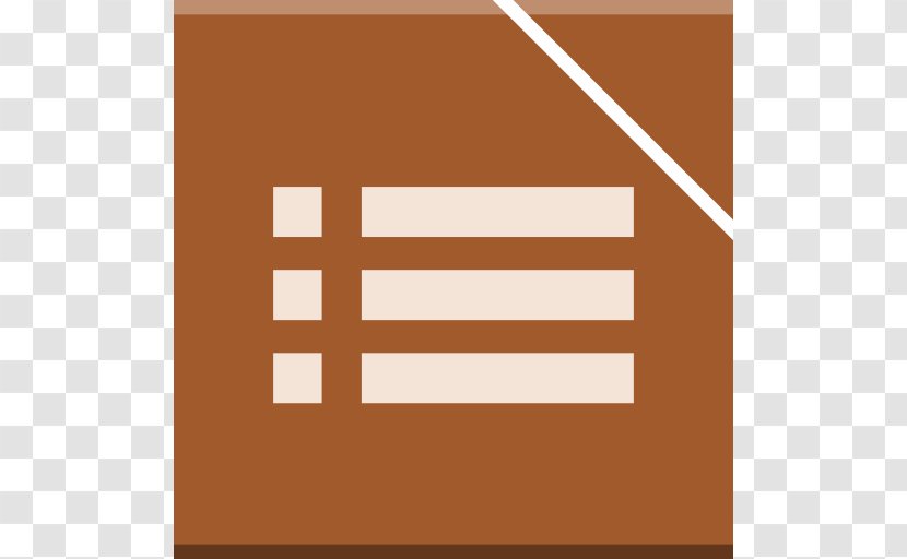 Brown Square Angle Text Brand - Osaka Auto Messe - Apps Libreoffice Impress Transparent PNG