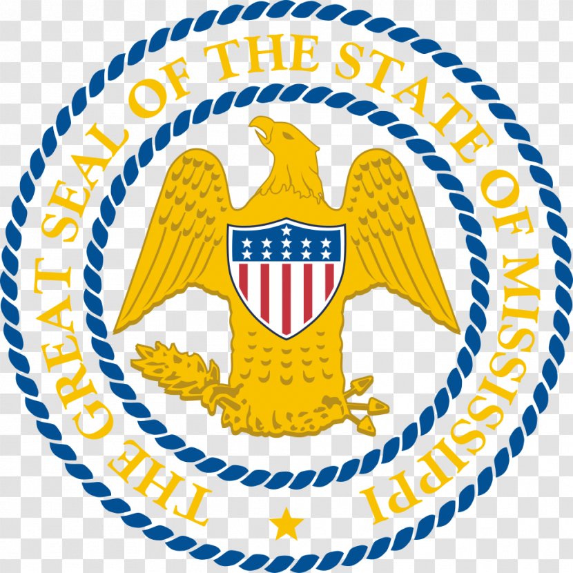 Seal Of Mississippi Great The United States Washington - Usa Gerb Transparent PNG