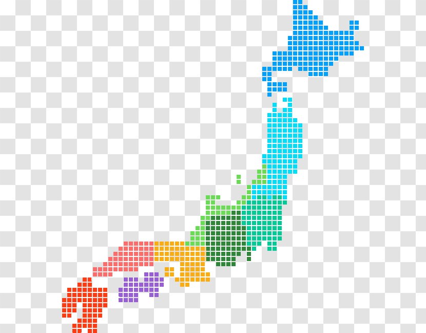 Prefectures Of Japan Map Tokyo City JET Programme - Area Transparent PNG