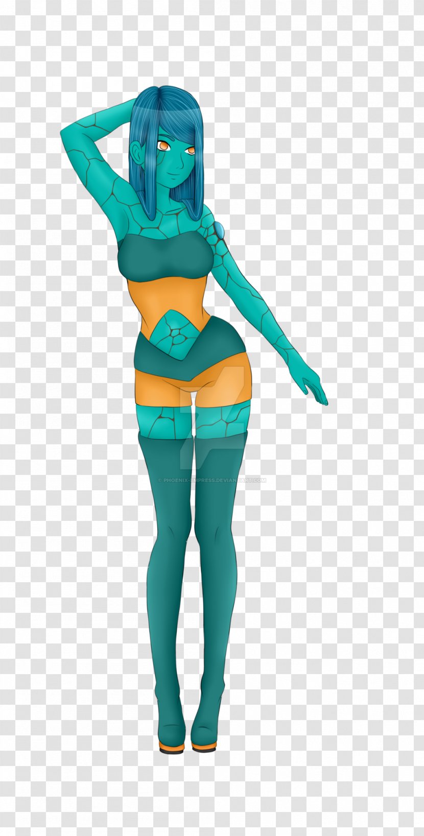 Spandex Costume Character Fiction Electric Blue - Fictional - Empress Transparent PNG