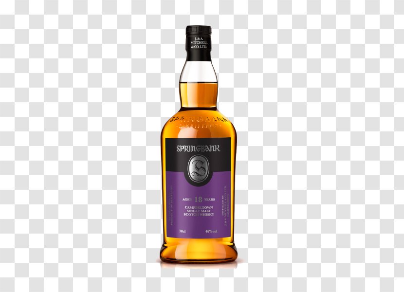 Single Malt Whisky Scotch Whiskey Dalmore Distillery - Glass Bottle - 18 Years Old Transparent PNG