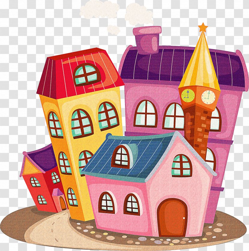 Playset Clip Art Toy House Cake - Baked Goods Decorating Supply Transparent PNG