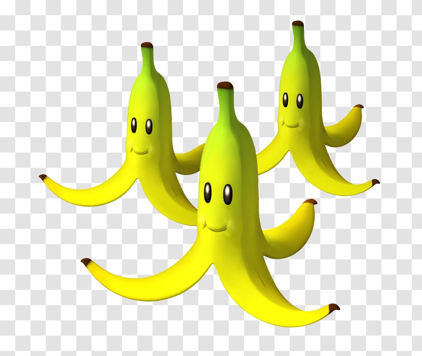 Mario Kart Wii 7 Donkey Kong Super 8 - Banana Peel - Picture Of A Transparent PNG