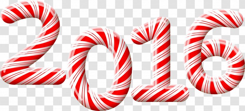 Candy Cane Stick Lollipop Clip Art - New Year S Day - Christmas Transparent PNG
