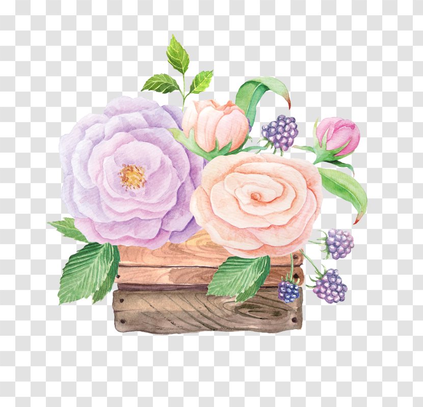 Garden Roses - Purple Violet Transparent PNG