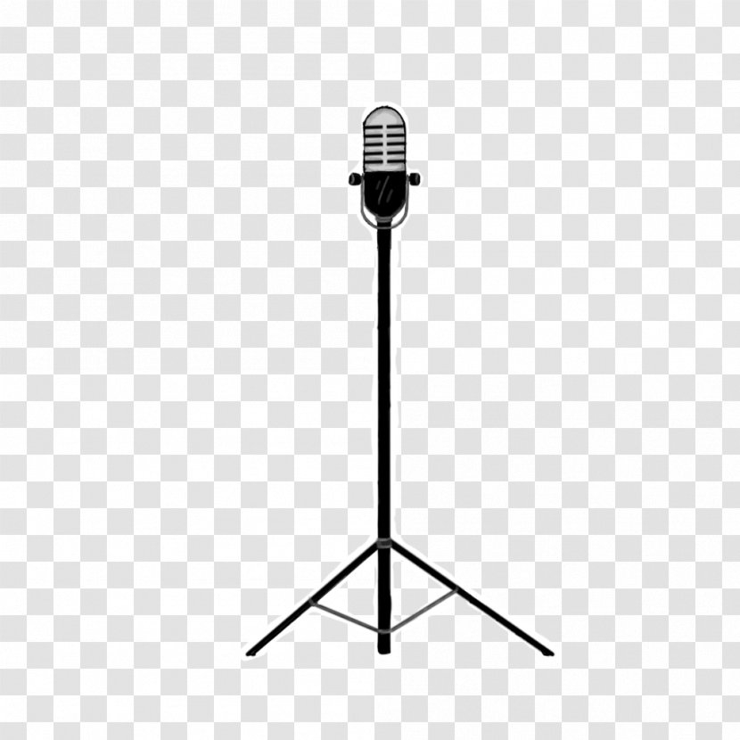 Microphone Stands Drawing - Cartoon - Draw Transparent PNG