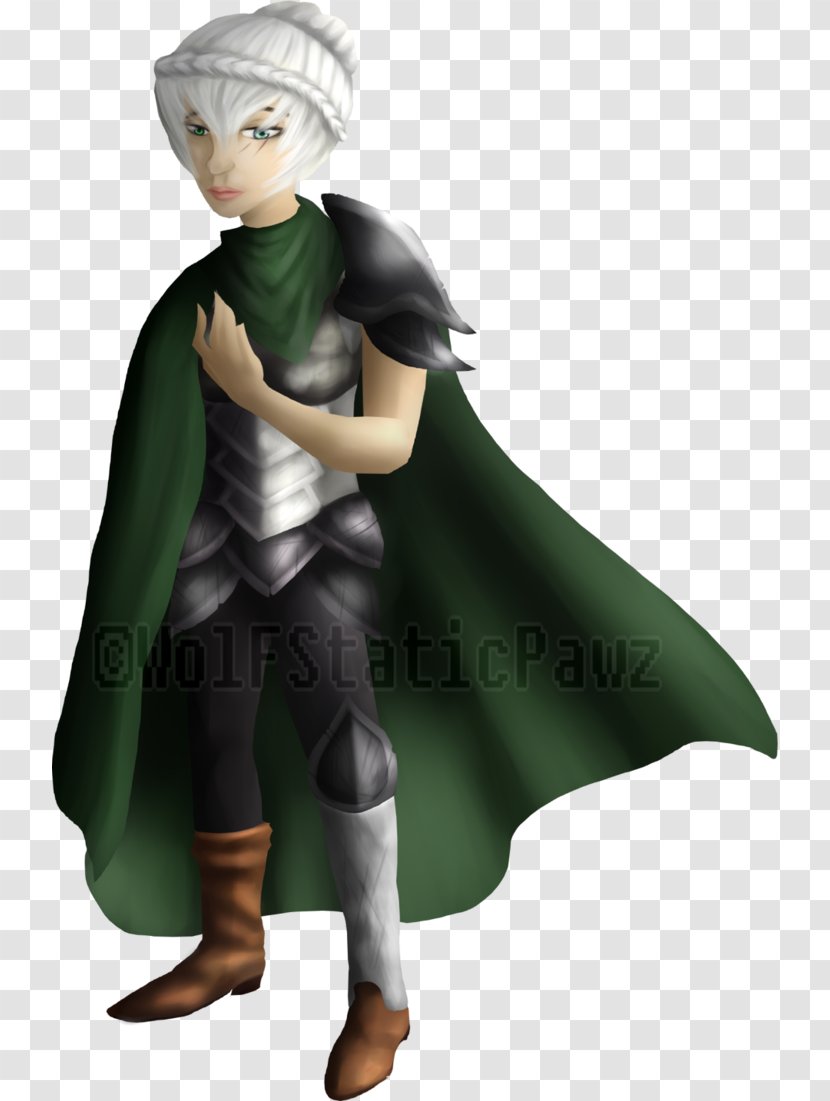 Figurine Character Animated Cartoon - Outerwear - Female Cleric Transparent PNG