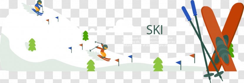 Euclidean Vector Snow Illustration - Logo - Ski Transparent PNG