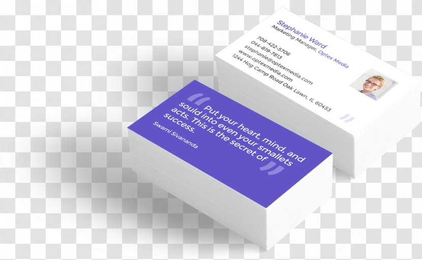 Business Cards Paper Brand Transparent PNG