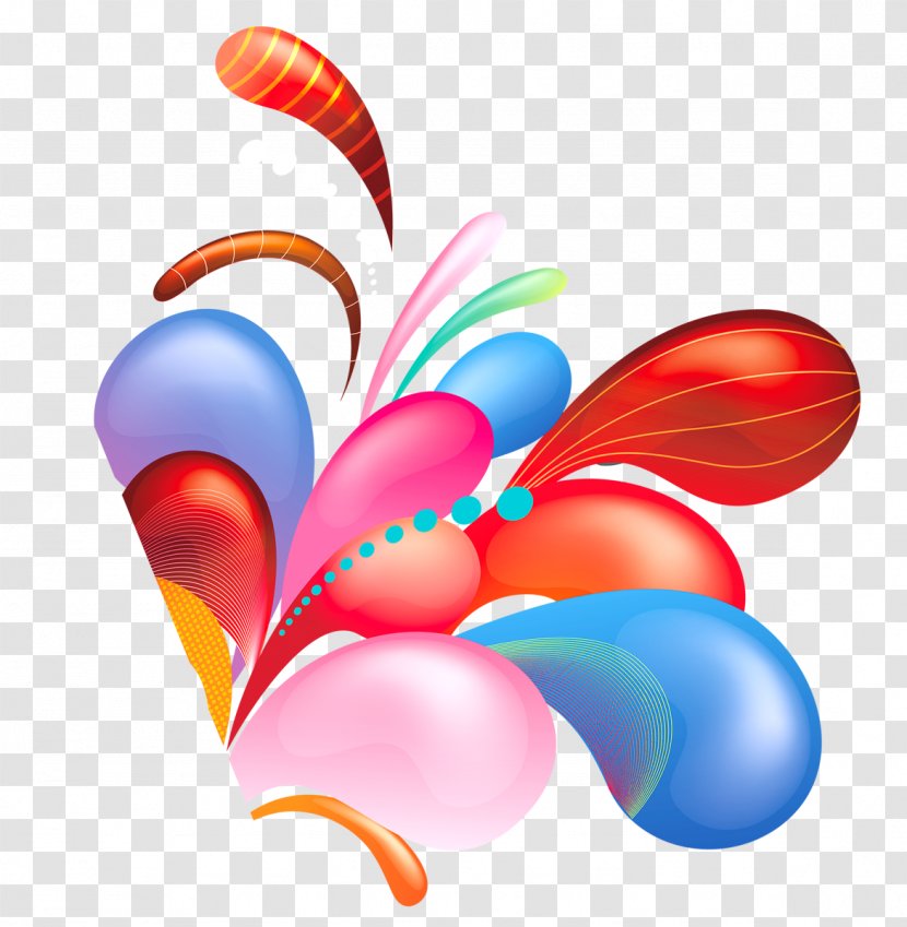 Balloon Download Clip Art - Heart - Color Cartoon Fireworks Decorative Patterns Transparent PNG