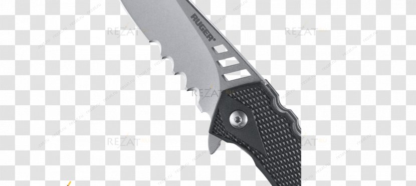 Knife Melee Weapon Serrated Blade Hunting & Survival Knives - Flippers Transparent PNG