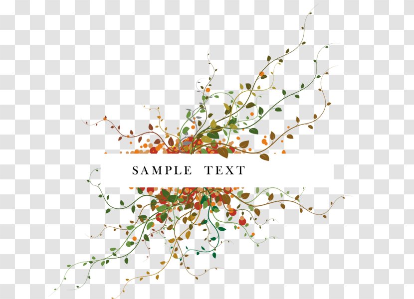 Drawing - Color - Floral Design Transparent PNG