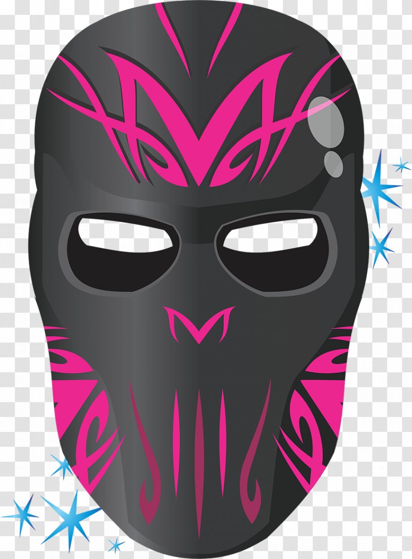 Mask Pink M Font Transparent PNG