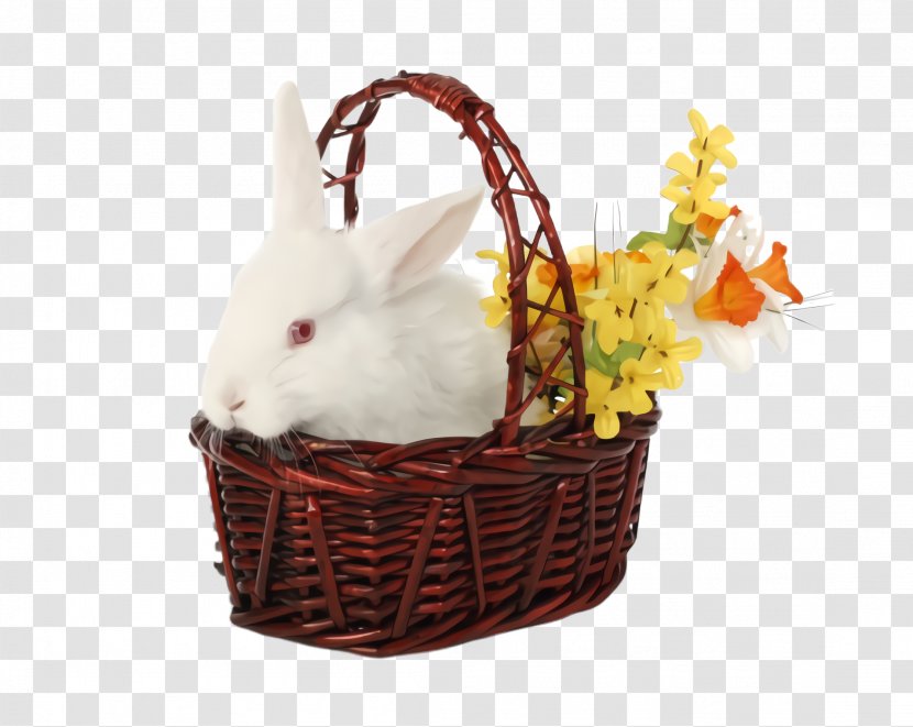 Easter Bunny - Basket - Rabbit Home Accessories Transparent PNG