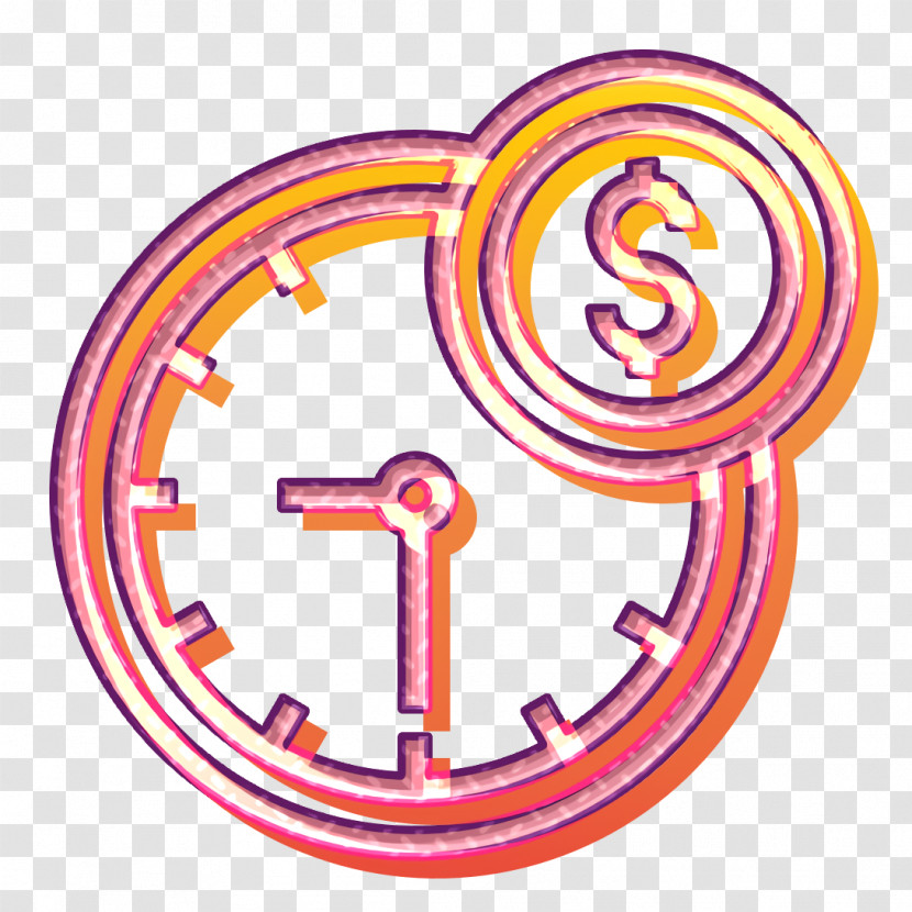 Time Is Money Icon Time Icon Shopping Icon Transparent PNG