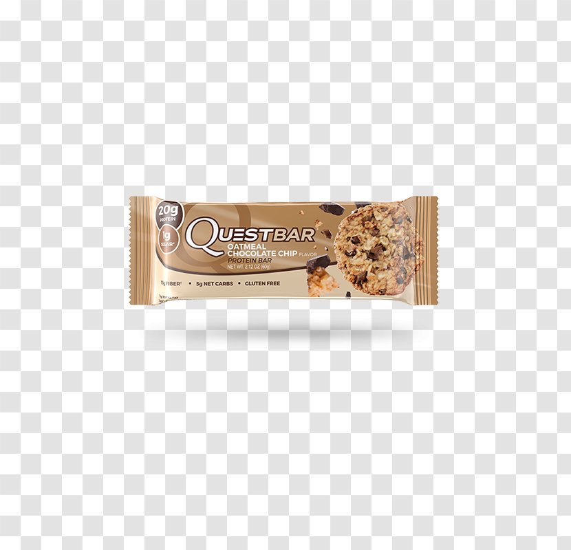 Chocolate Chip Cookie Bar Protein Oatmeal Transparent PNG