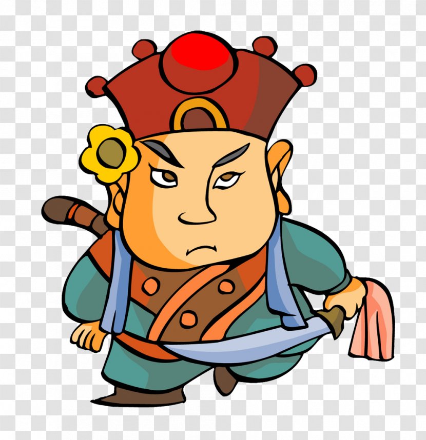Arms Wu Song Cartoon Clip Art - Character Holding A Knife Transparent PNG