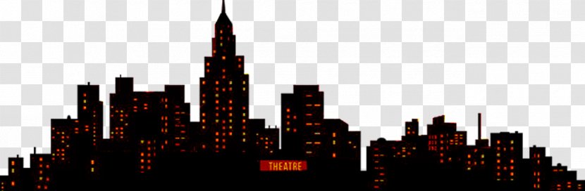 Broadway Theater District Skyline Skyscraper - Metropolitan Area - Landmark Transparent PNG