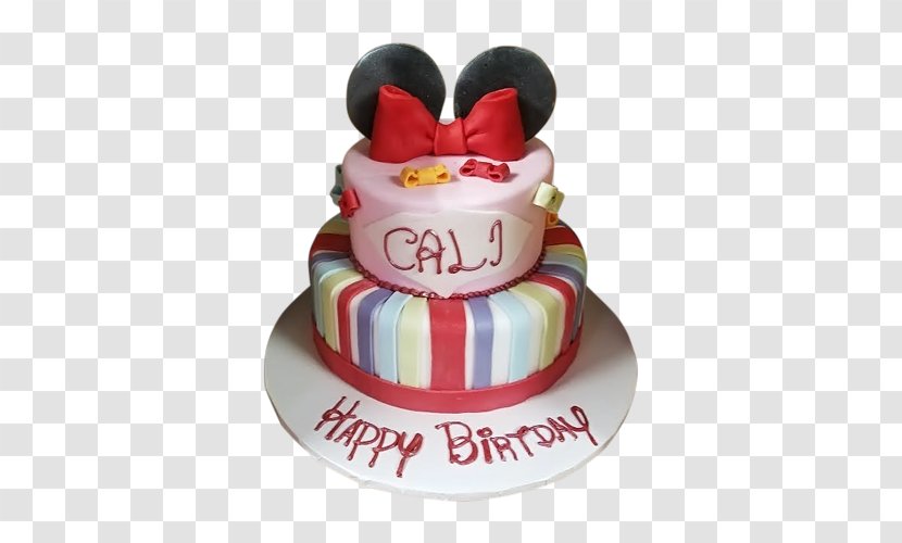 Birthday Cake Sugar Torte Decorating Fondant Icing - Bow Transparent PNG