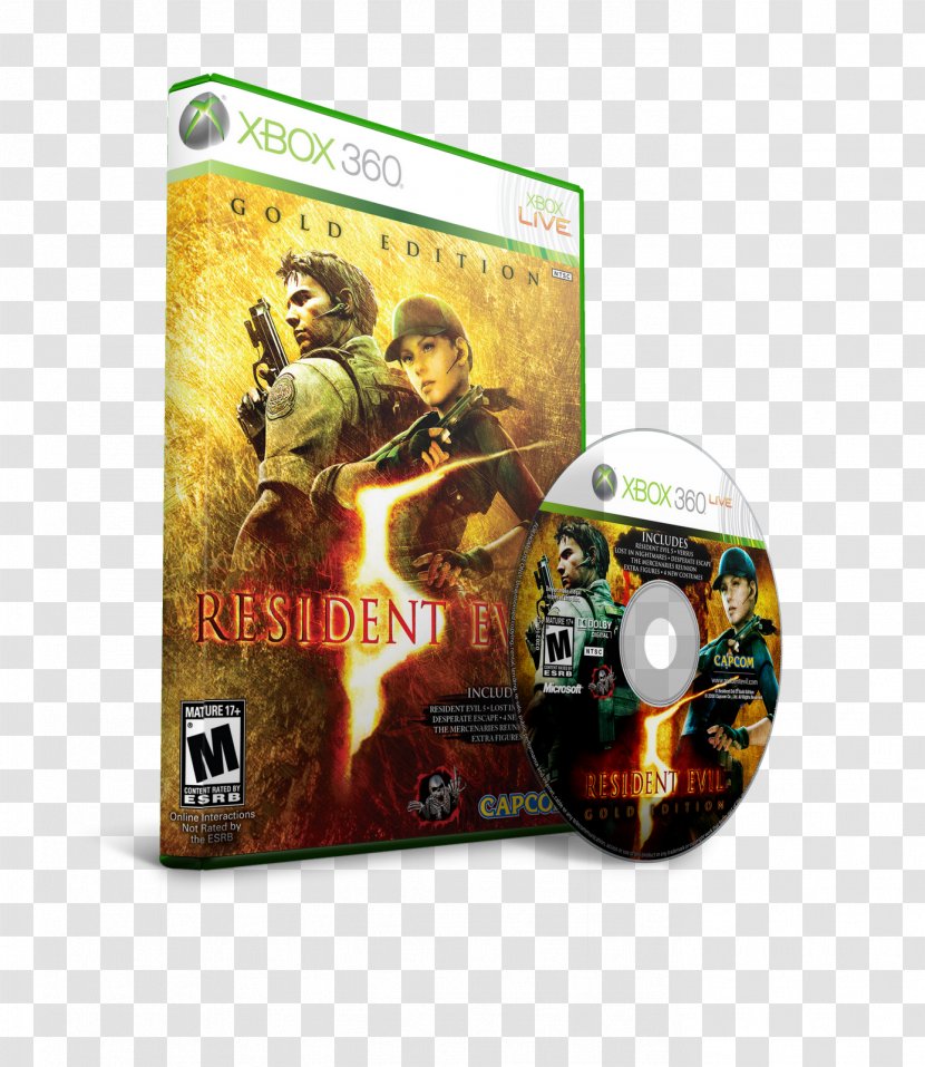 Resident Evil 5 Xbox 360 Evil: Operation Raccoon City 4 - Umbrella Corporation - Live Indie Games Transparent PNG