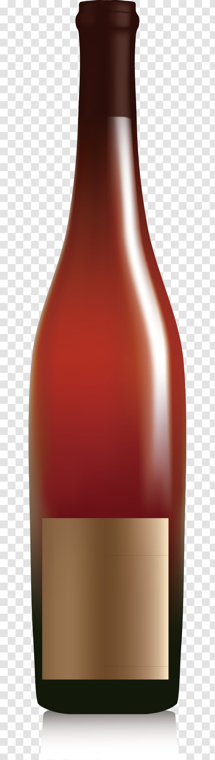 Wine Glass Bottle - Alcoholic Beverage - Red Decoration Design Transparent PNG