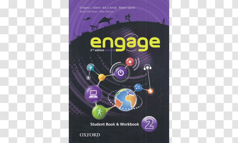 Engage Starter: Starter Engage, Level 3 2 1 Amazon.com - Purple - Book Transparent PNG