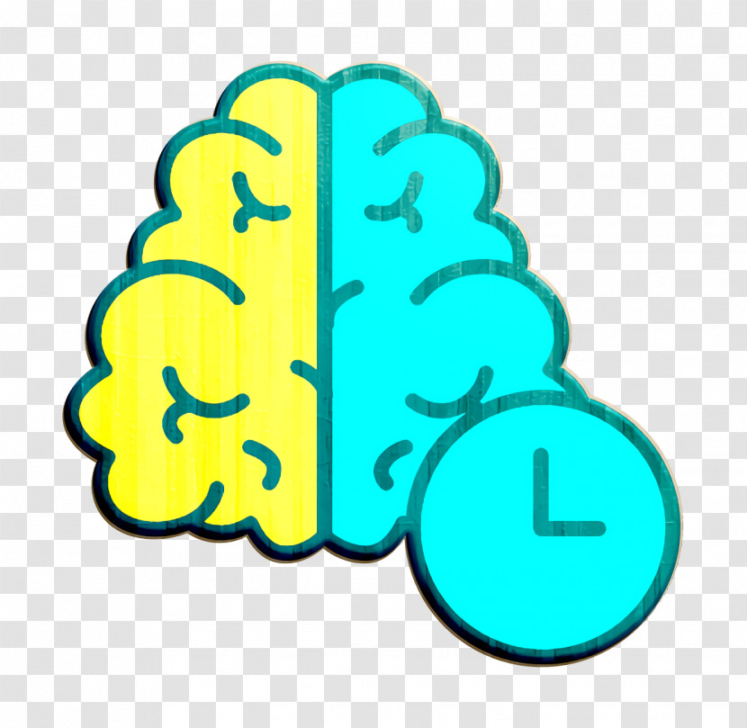 Time Icon School Icon Brain Icon Transparent PNG