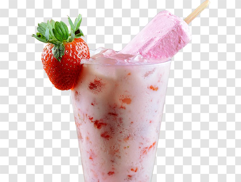 Ice Cream Milkshake Health Shake Cholado Smoothie - Strawberry Transparent PNG