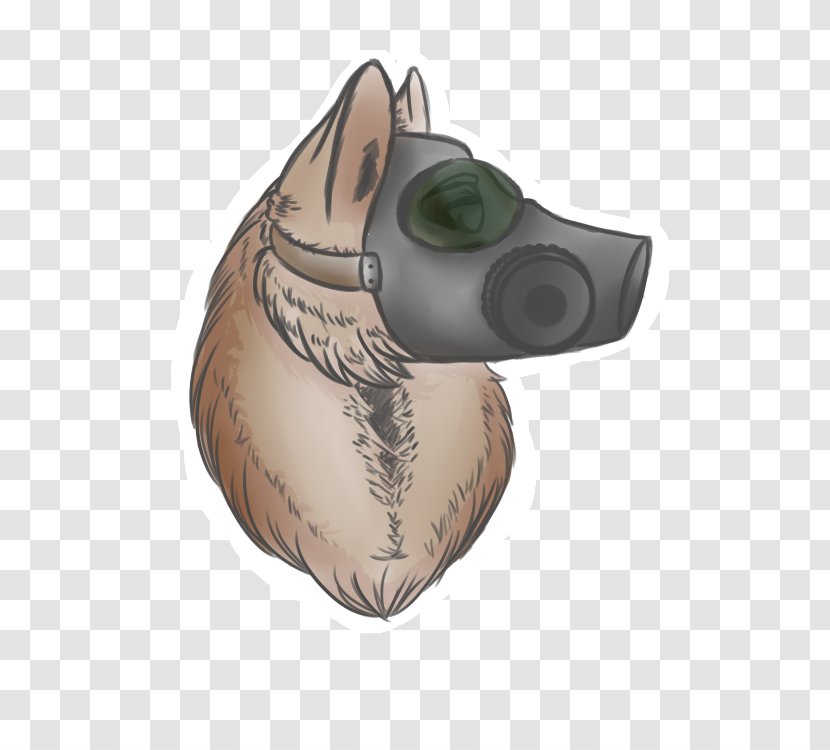 Dog Gas Mask Drawing - Cartoon Transparent PNG