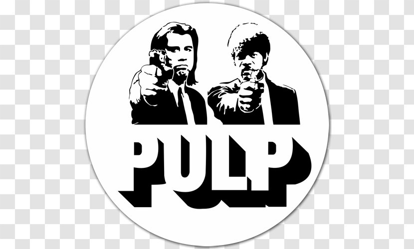 Pulp Fiction Jules Winnfield Wall Decal Sticker - Mia Wallace Transparent PNG