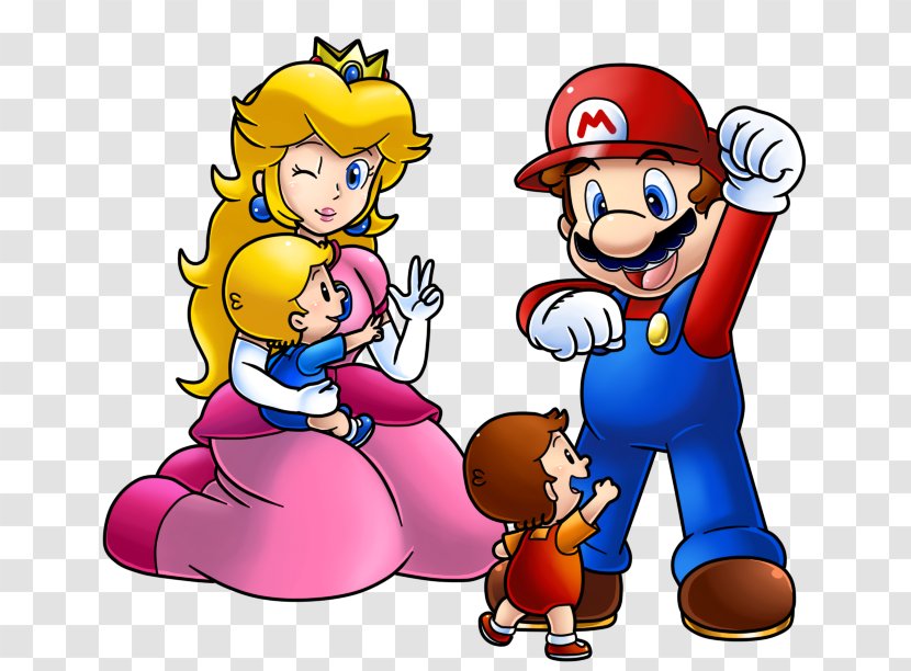 Princess Peach Super Mario Bros. Luigi - Mascot Transparent PNG