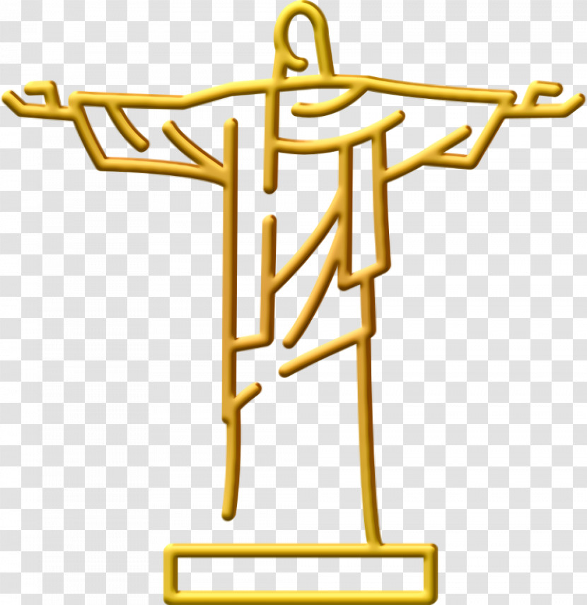 Monuments Icon Travelling Icon Brazil Icon Transparent PNG