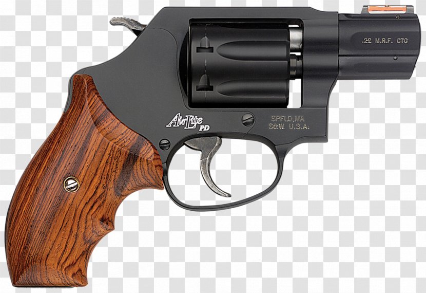 .22 Winchester Magnum Rimfire Smith & Wesson M&P Revolver Model 10 - Sight - Hand Gun Transparent PNG