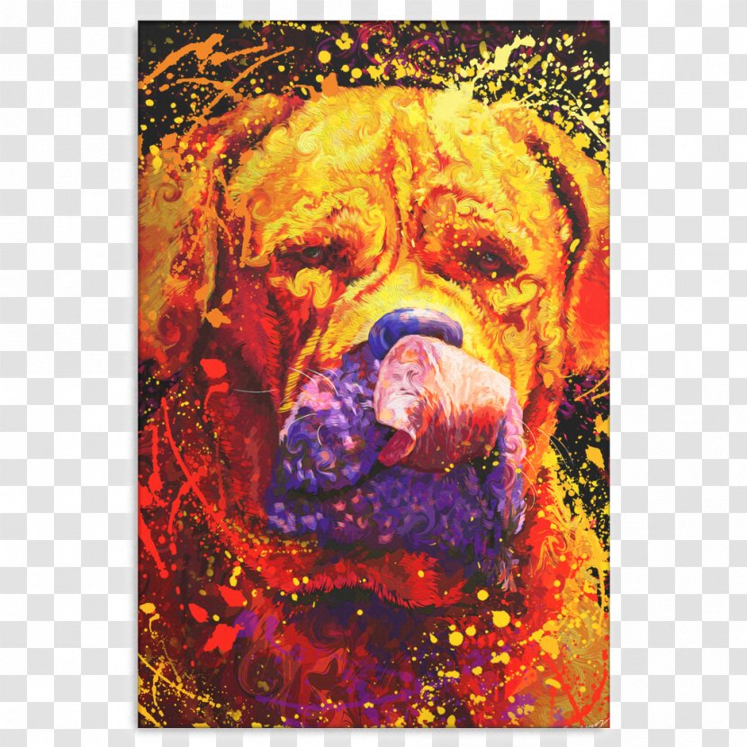 Dog Painting Acrylic Paint Snout - Modern Art Transparent PNG