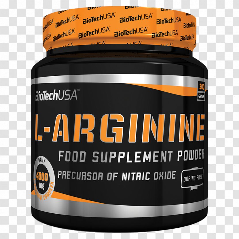 Dietary Supplement Arginine Amino Acid Nitric Oxide - Biotech Usa Transparent PNG