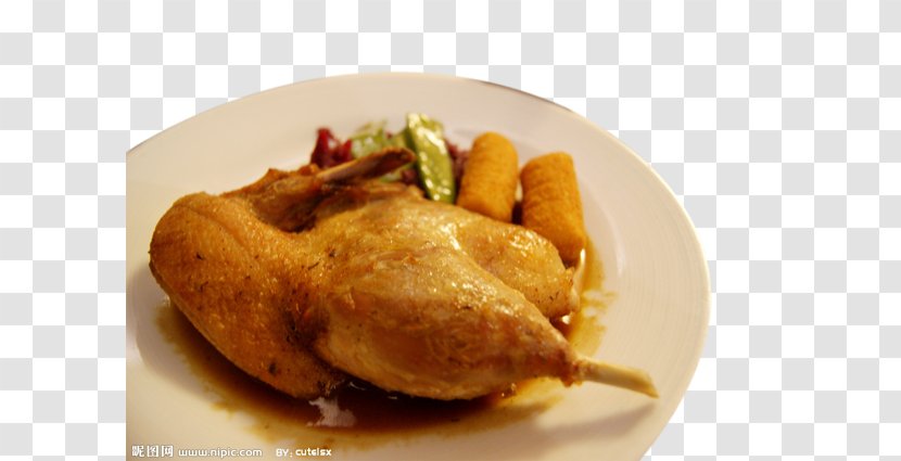 Roast Chicken Barbecue Recipe Meat - Stuffy Duck Sauce Transparent PNG