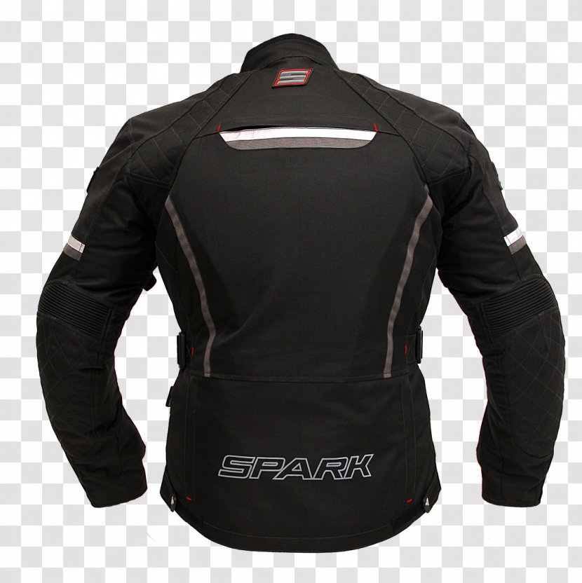 Long-sleeved T-shirt Leather Jacket - Motorcycle Protective Clothing Transparent PNG