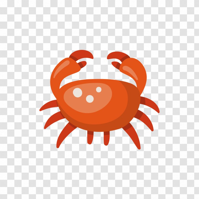 Crab Cartoon Clip Art - Chinese Mitten - Red Crabs Transparent PNG