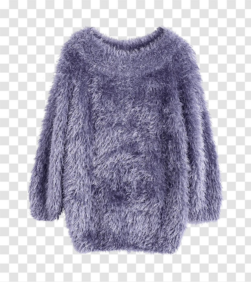 Sweater Raglan Sleeve Crew Neck Purple - Fashion - Elegant Scale Texture Material Transparent PNG
