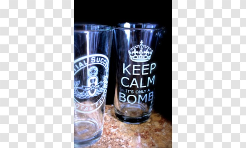 Pint Glass Beer Glasses Imperial - Bomb Transparent PNG