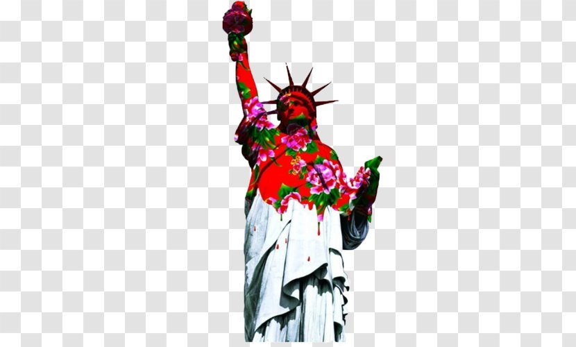Chinese Wind Statue Of Liberty - United States - Costume Transparent PNG