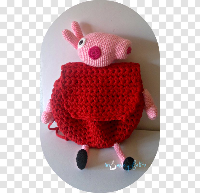 Crochet Wool Amigurumi Textile Pattern - Peppa Pig - Baby Bear Outfits Transparent PNG