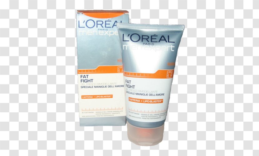 Sunscreen Lotion Shea Butter L'Oréal Crema Viso - Cream - Fat Man Transparent PNG