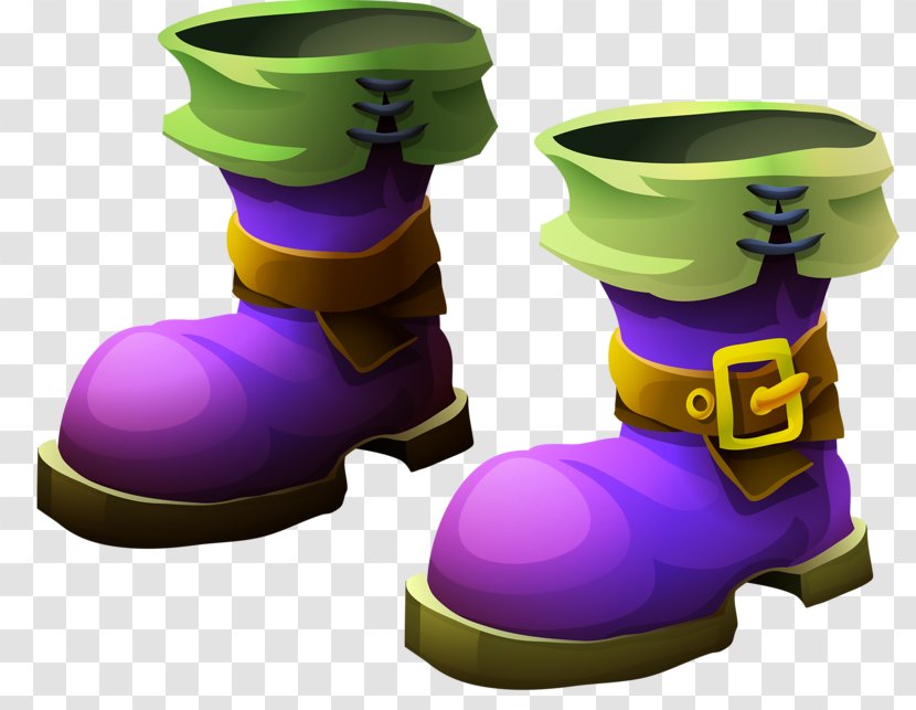 Purple Boot - Footwear - Boots Transparent PNG