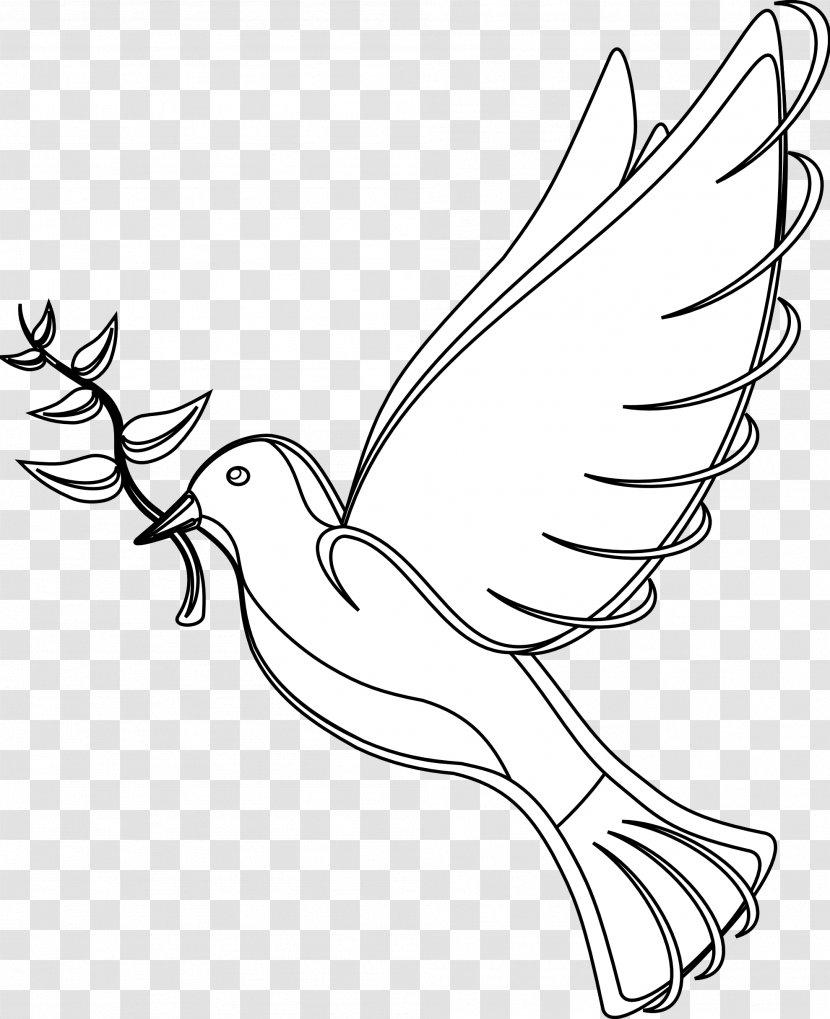 Rock Dove School Day Of Non-violence And Peace Drawing Clip Art - Coloring Book - Fictional Character Transparent PNG